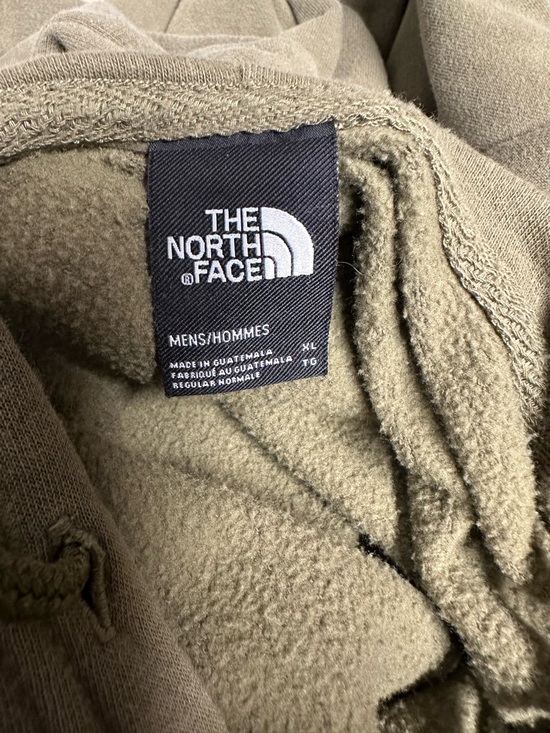 The North Face Men’s Olive Green Bear Logo Pullover Hoodie - Picture 7 of 10